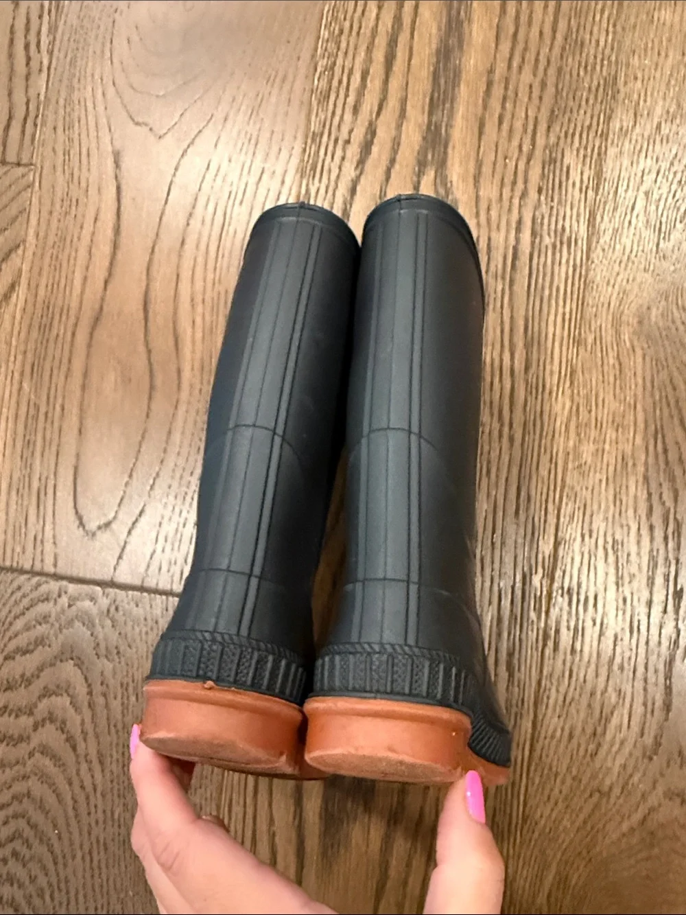 Kids Black Waterproof Rain & Snow Boots - Comfortable All-Weather Protection